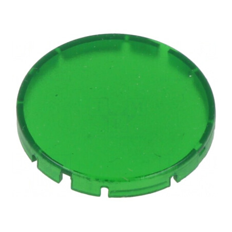 Lentilă transparentă verde pentru buton RONTRON-R-JUWEL - Accesorii originale | Electronic-mag.ro | Componente Electronice