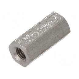 Piuliță Distanțieră Filetată Hexagonală 12mm, Filet Interior M3 | Electronic-mag.ro | Componente Electronice