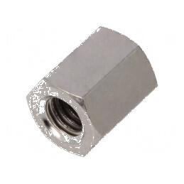 Piuliță Distanțieră Filetată 12mm cu Filet Intern M6 Hexagonală | Electronic-mag.ro | Componente Electronice