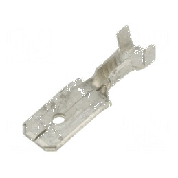 Terminal plat 6,3mm tată crimpat 0,8mm pentru cablu 0,8-2mm² | Electronic-mag.ro | Componente Electronice