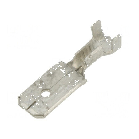 Terminal plat 6,3mm tată crimpat 0,8mm pentru cablu 0,8-2mm² | Electronic-mag.ro | Componente Electronice