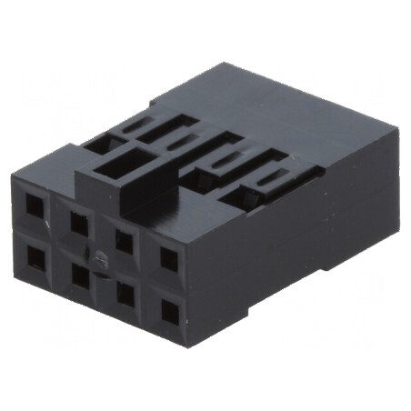 Conector cablu-placă mufă mamă Mini-PV™ 2,54mm 8 PIN negru | Electronic-mag.ro | Componente Electronice