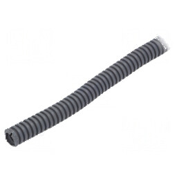 Tub de protecție PVC gri închis, dimensiune 16mm, lungime 25m, rezistență temperatură -25÷60°C | Electronic-mag.ro | Componente Electronice