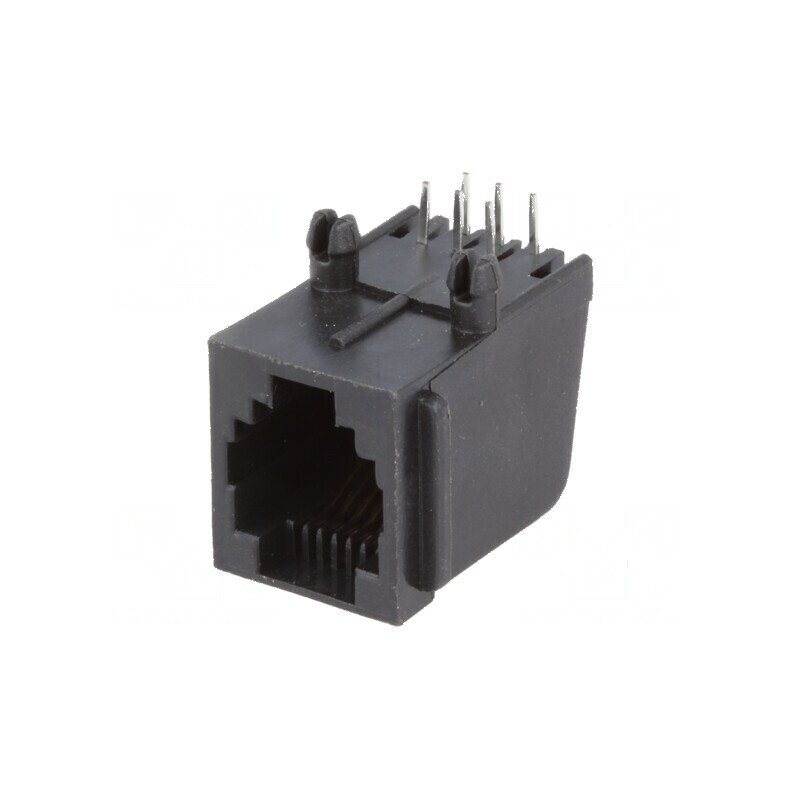 Conector RJ12 Soclu 6 PIN Aurit 6P6C THT pentru Conexiuni Electrice | Electronic-mag.ro | Componente Electronice Conector RJ12 Soclu 6 PIN Aurit 6P6C THT pentru Conexiuni Electrice | Electronic-mag.ro | Componente Electronice