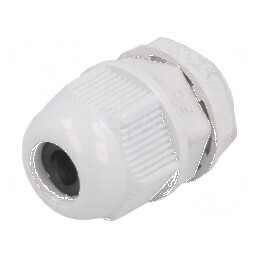 Garnitură de etanșare PG9 IP65 din poliamidă gri - Protecție împotriva apei și prafului | Electronic-mag.ro | Componente Electronice