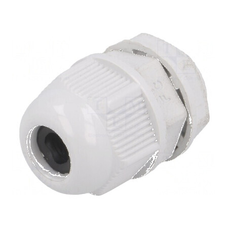 Garnitură de etanșare PG9 IP65 din poliamidă gri - Protecție împotriva apei și prafului | Electronic-mag.ro | Componente Electronice
