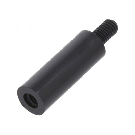Piuliță Distanțieră Filetată Cilindrică din Poliamidă M4, Dimensiune 22mm | Electronic-mag.ro | Componente Electronice