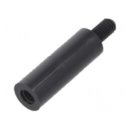 Piuliță Distanțieră Filetată Cilindrică din Poliamidă M4 cu Lungimea de 23mm | Electronic-mag.ro | Componente Electronice