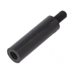 Piuliță Distanțieră Filetată Cilindrică din Poliamidă M4 cu Diametru 26mm | Electronic-mag.ro | Componente Electronice