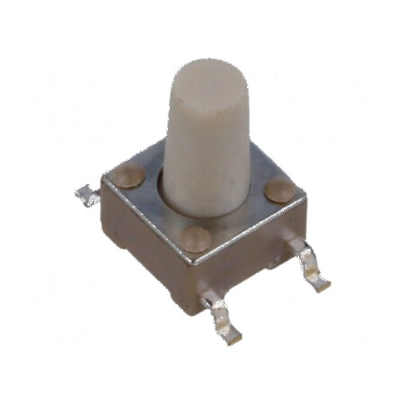 Microîntrerupător TACT SPST-NO 0,05A/12VDC SMT - Pozitie 2, Fara Contact | Electronic-mag.ro | Componente Electronice