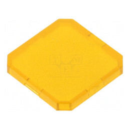 Lentilă galbenă OKTRON®-JUWEL pentru buton - Accesoriu de înaltă calitate | Electronic-mag.ro | Componente Electronice
