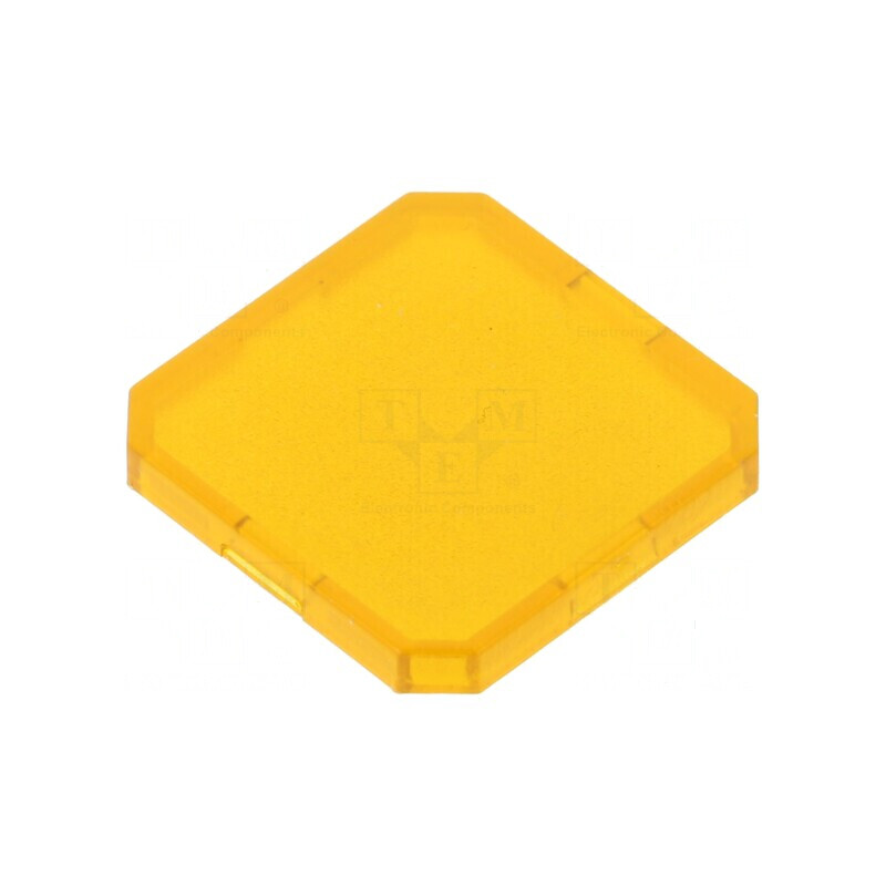 Lentilă galbenă OKTRON®-JUWEL pentru buton - Accesoriu de înaltă calitate | Electronic-mag.ro | Componente Electronice