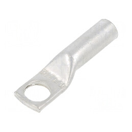 Vârf inelar tubular M8 16mm² crimpat pe cablu drept, neizolat - Conector electric profesional | Electronic-mag.ro | Componente Electronice