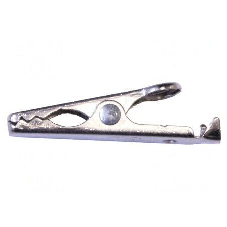 Bornă crocodil 5A Nichelată cu Capacitate de Prindere Max. 4,8mm | Electronic-mag.ro | Componente Electronice