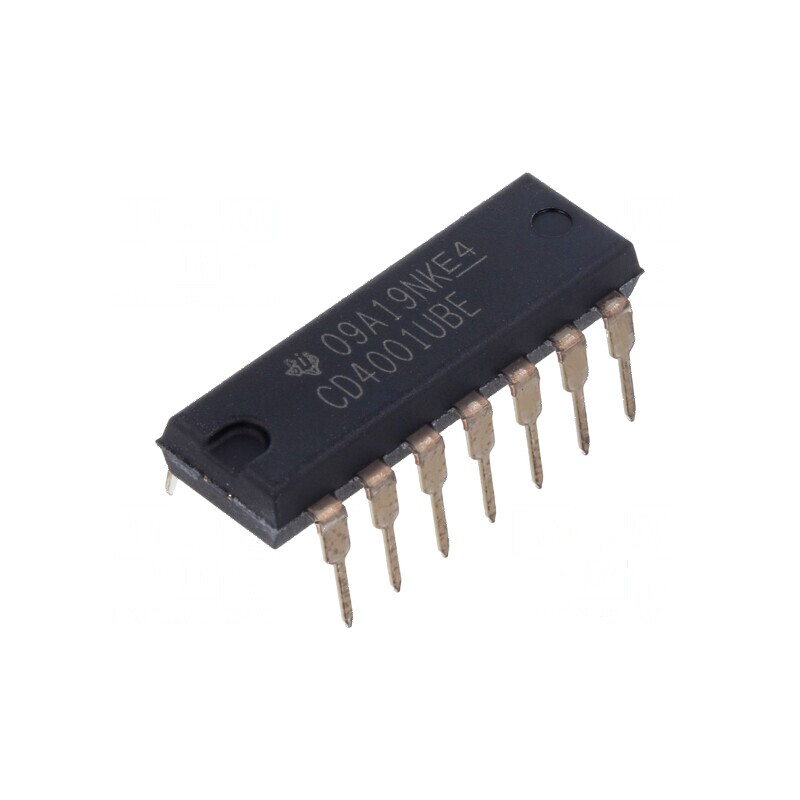 Circuit integrat digital NOR, 4 intrări, 2 ieșiri, CMOS THT, PDIP14, alimentare 3÷18VDC, temperatură de operare -55÷125°C | Electronic-mag.ro | Componente Electronice Circuit integrat digital NOR, 4 intrări, 2 ieșiri, CMOS THT, PDIP14, alimentare 3÷18VDC, temperatură de operare -55÷125°C | Electronic-mag.ro | Componente Electronice
