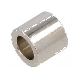 Manșon Distanțier Cilindric din Alamă Nichelată, 9mm, Diametru Exterior 10mm | Electronic-mag.ro | Componente Electronice