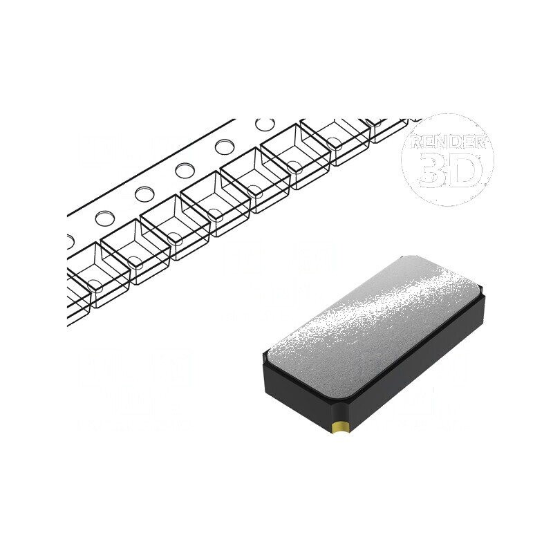 Rezonator cu cuarț 32,768kHz ±10ppm 12,5pF SMD 3,2x1,5x0,9mm - Componentă electronică de precizie | Electronic-mag.ro | Componente Electronice Rezonator cu cuarț 32,768kHz ±10ppm 12,5pF SMD 3,2x1,5x0,9mm - Componentă electronică de precizie | Electronic-mag.ro | Componente Electronice