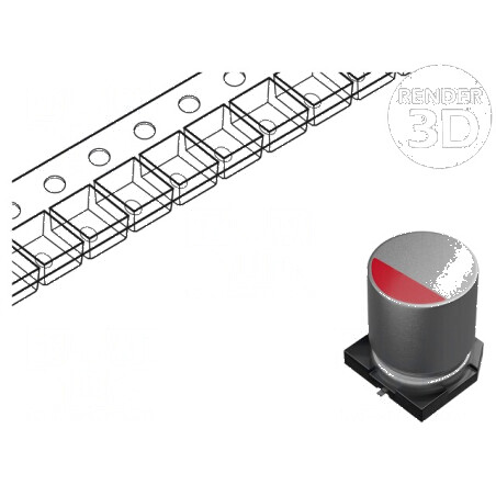 Condensator polimeric low ESR 1500uF 2.5VDC SMD - ESR 10mΩ | Electronic-mag.ro | Componente Electronice