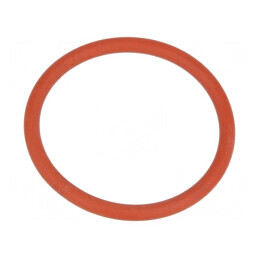Garnitură O-ring VMQ 2mm Grosime, Ø22mm Interne, M25 Roșie, Rezistență la Temperatură -60÷250°C | Electronic-mag.ro | Componente Electronice