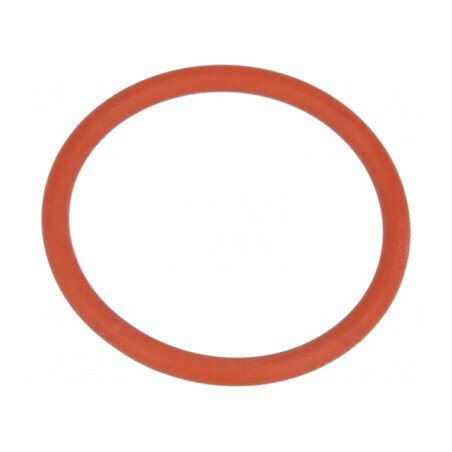 Garnitură O-ring VMQ 2mm Grosime, Ø22mm Interne, M25 Roșie, Rezistență la Temperatură -60÷250°C | Electronic-mag.ro | Componente Electronice