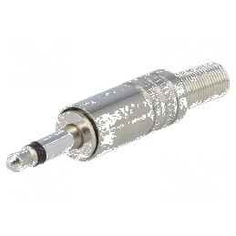 Conector Jack 3,5mm Mufă Tată Mono Piste 2 Drept pentru Cablu | Electronic-mag.ro | Componente Electronice