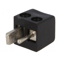 Conector pentru Difuzoare - Mufă Tată cu Terminal cu Şurub Neagră | Electronic-mag.ro | Componente Electronice