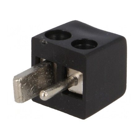 Conector pentru Difuzoare - Mufă Tată cu Terminal cu Şurub Neagră | Electronic-mag.ro | Componente Electronice