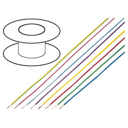 Cablu LiYv litat cu secțiune de 0,5mm², izolație PVC maro, tensiune 900V, lungime 100m, Clasa 5 | Electronic-mag.ro | Componente Electronice