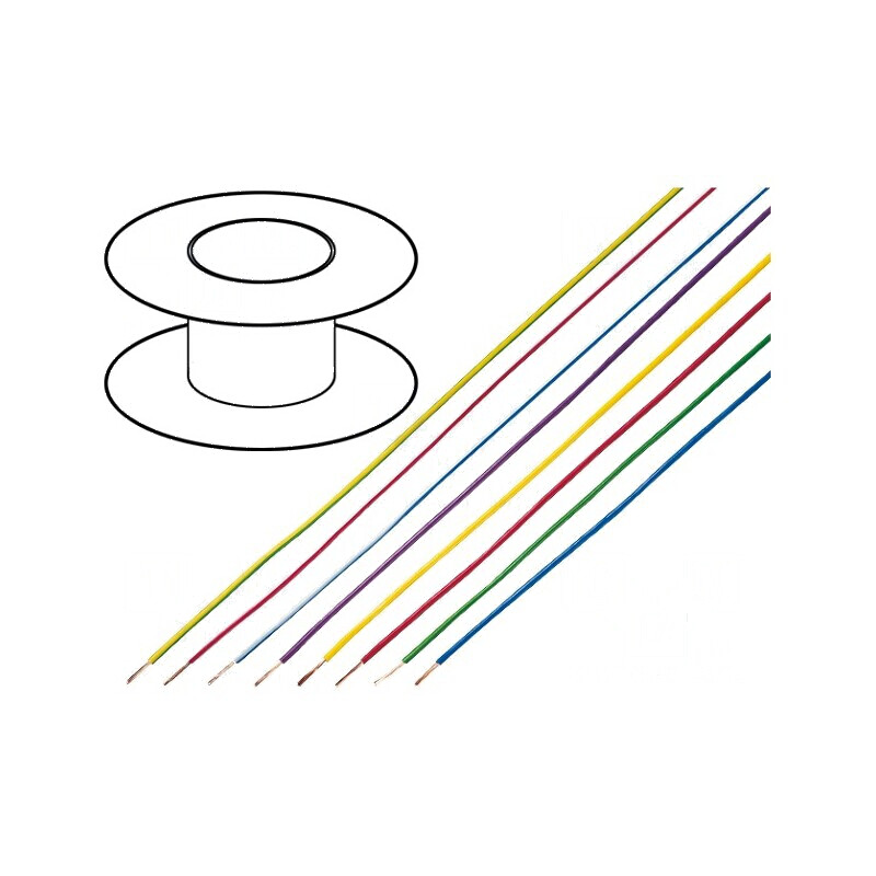 Cablu LiYv litat cu secțiune de 0,5mm², izolație PVC maro, tensiune 900V, lungime 100m, Clasa 5 | Electronic-mag.ro | Componente Electronice