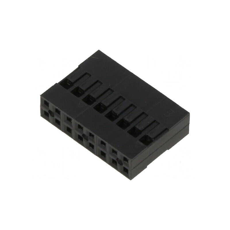 Conector șiruri pini mufă mamă 2,54mm, 16 pini, fără contacte | Electronic-mag.ro | Componente Electronice