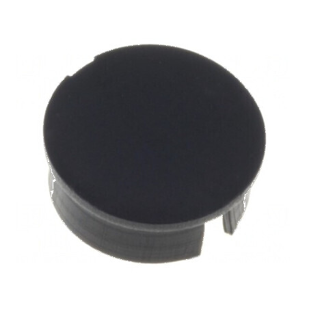Capac Negru din Plastic cu Fixare prin Apăsare - Soluție Practică pentru Diverse Aplicații | Electronic-mag.ro | Componente Electronice