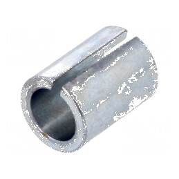 Adapter din oțel nichelat Ø6mm argintie, Ax: fină, Diam.orif: 6mm | Electronic-mag.ro | Componente Electronice
