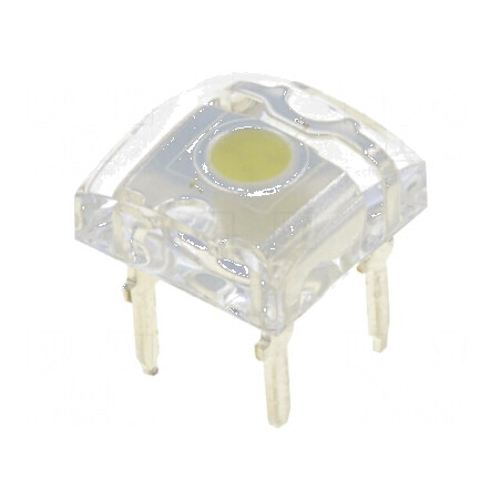 LED Super Flux Alb Rece 7,62x7,62mm 7500-9000mcd 140° 30mA - Iluminare Eficientă | Electronic-mag.ro | Componente Electronice