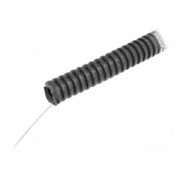 Tub de protecție PVC gri închis, dimensiune 16, lungime 25m, capacitate 750N | Electronic-mag.ro | Componente Electronice