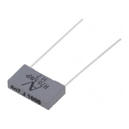 Condensator Polipropilenă R76 4,7nF 18x4x10mm THT ±5% - Componentă Electronică de Înaltă Precizie | Electronic-mag.ro | Componente Electronice