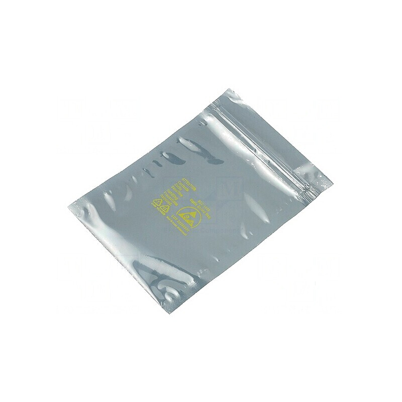 "Pungă de protecție ESD, Dimensiuni 203mm x 127mm, Grosime 79um, Rezistență 100GΩ" | Electronic-mag.ro | Componente Electronice