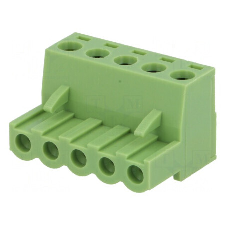 Regletă de conexiuni deconectabilă 5mm cu 5 piese pentru mufe dreptunghiulare | Electronic-mag.ro | Componente Electronice