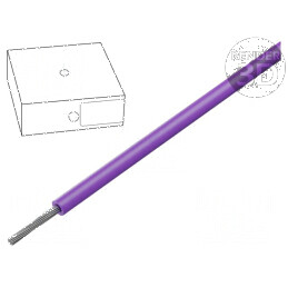 Cablu ÖLFLEX® WIRE MS1 0,75 mm² 20 AWG PVC Violet - Cablu Electric Profesional | Electronic-mag.ro | Componente Electronice