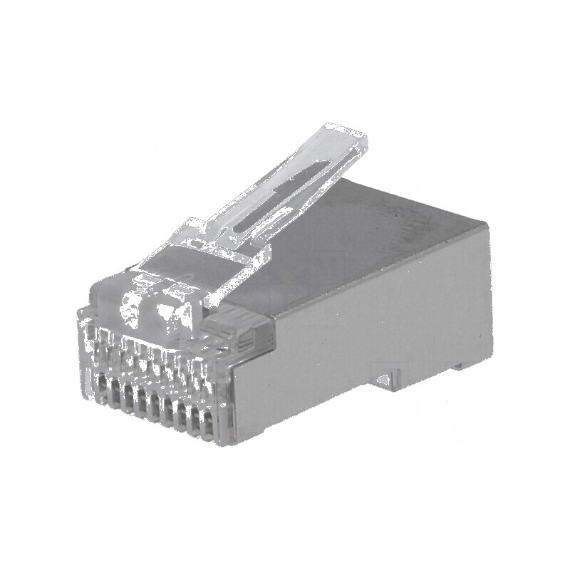 Conector RJ50 Mufă Ecranată Aurită 10 PIN 10p10c | Electronic-mag.ro | Componente Electronice Conector RJ50 Mufă Ecranată Aurită 10 PIN 10p10c | Electronic-mag.ro | Componente Electronice