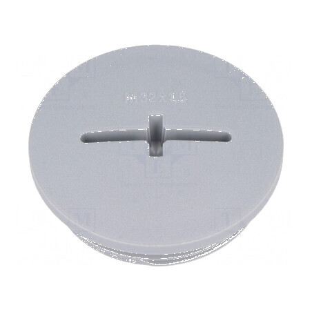 Capac de protecție M32 1,5 IP54 din poliamidă gri închis pentru cabluri - 8mm | Electronic-mag.ro | Componente Electronice