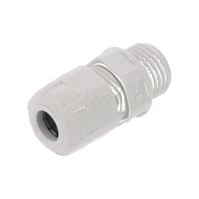 Garnitură de etanșare PG7 IP68 din poliamidă gri deschis UL94V-2 pentru protecție la apă și praf | Electronic-mag.ro | Componente Electronice