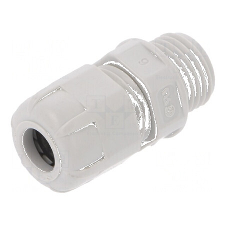 Garnitură de etanșare PG7 IP68 din poliamidă gri deschis UL94V-2 pentru protecție la apă și praf | Electronic-mag.ro | Componente Electronice