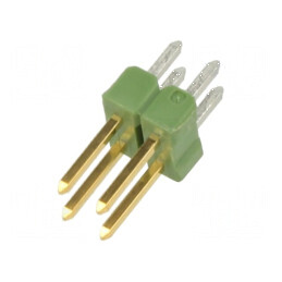 Conector AMPMODU MOD II cu 4 pini tată THT pentru şiruri de pini | Electronic-mag.ro | Componente Electronice