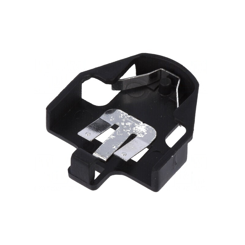 Soclu pentru baterie CR2032/ DL2032, orizontal, THT, înălțime 5,8mm, negru - 1 buc. | Electronic-mag.ro | Componente Electronice Soclu pentru baterie CR2032/ DL2032, orizontal, THT, înălțime 5,8mm, negru - 1 buc. | Electronic-mag.ro | Componente Electronice