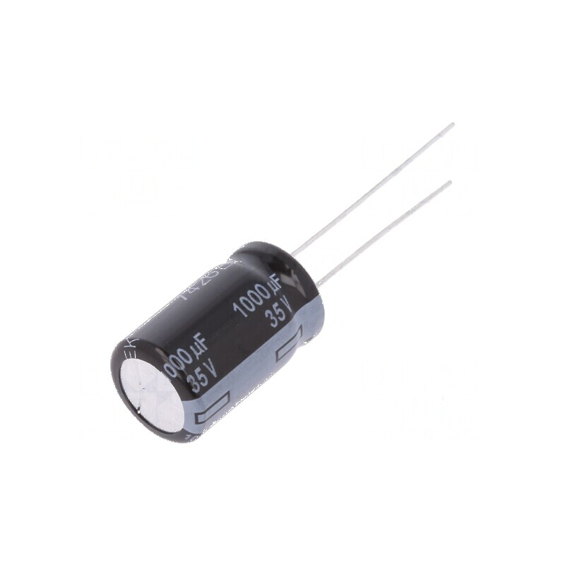 Condensator Electrolitic Low ESR THT 1000uF 35VDC Ø12,5x20mm pentru Aplicatii Electronice | Electronic-mag.ro | Componente Electronice Condensator Electrolitic Low ESR THT 1000uF 35VDC Ø12,5x20mm pentru Aplicatii Electronice | Electronic-mag.ro | Componente Electronice
