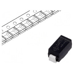 Diodă Redresoare SMD 1,3kV 1A 75ns DO214BA - Ufmax 3V, Ifsm 20A | Electronic-mag.ro | Componente Electronice