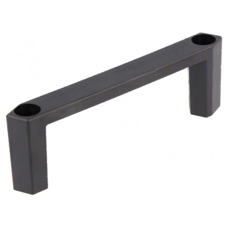 Suport ABS și policarbonat negru - Dimensiuni H: 29,5mm, L: 83,4mm, W: 12mm | Electronic-mag.ro | Componente Electronice