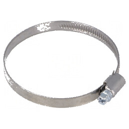 Colier de strângere cu şurub W 9mm, Crimpare 60-80mm, D W2 - Produs profesional pentru instalații | Electronic-mag.ro | Componente Electronice
