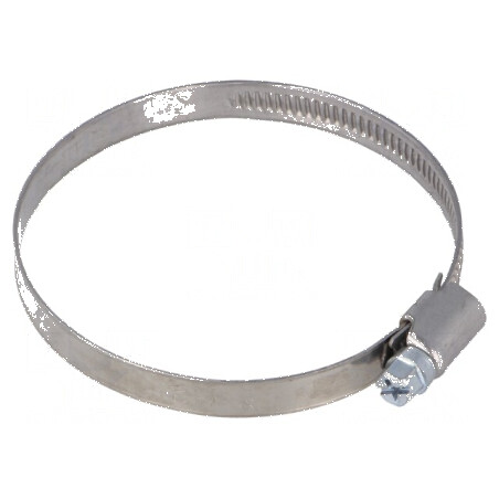 Colier de strângere cu şurub W 9mm, Crimpare 60-80mm, D W2 - Produs profesional pentru instalații | Electronic-mag.ro | Componente Electronice
