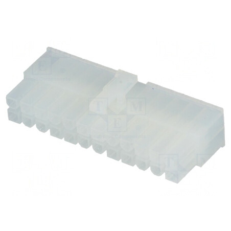 Conector cablu-cablu/PCB mufă mamă Mini-Fit Jr 4,2mm, 24 pini - Componente electrice de conectare | Electronic-mag.ro | Componente Electronice